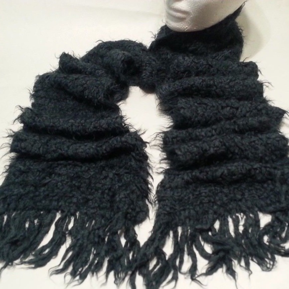 Rare Celebrity SONIA VASSI Gaisha Handmade Bohemian Skinny Scarf SNOW Travel - Picture 7 of 7